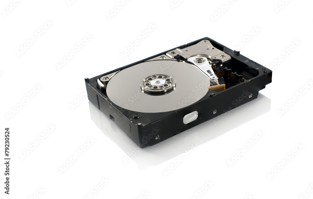 isolated open harddisk isolated open harddisk