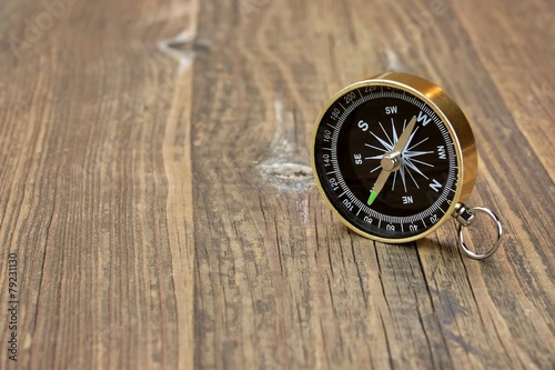 Vintage Compass Close-up
