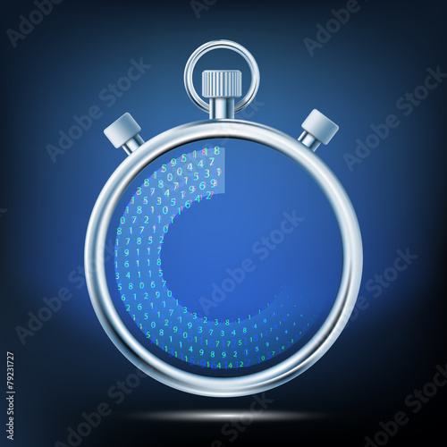 Stopwatch to measure time intervals