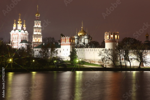 Russian orthodox churches in Novodevichy Convent 