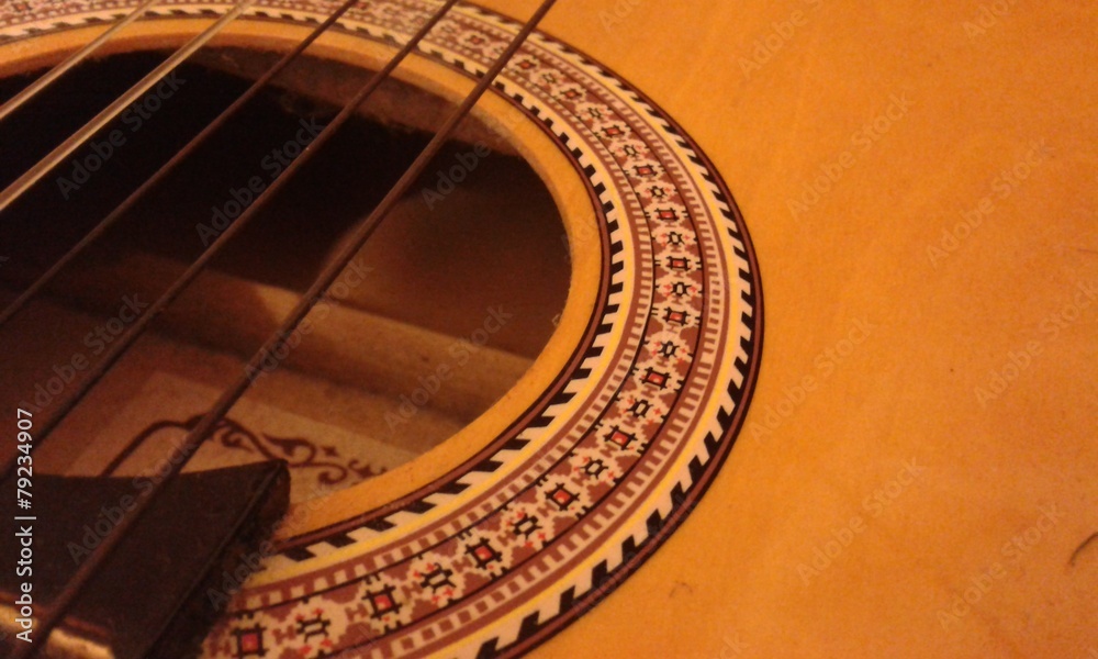 Obraz premium Dettaglio_chitarra