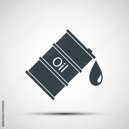 Vector icon barrels of oil