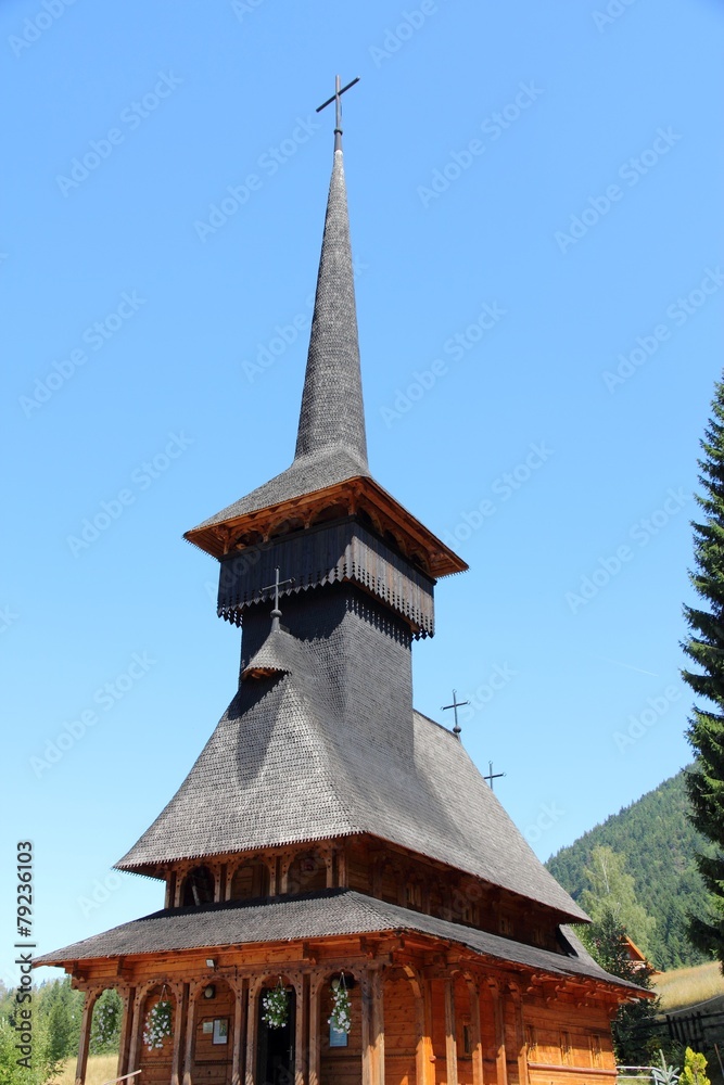 Wooden church in Romania - Poiana Brasov