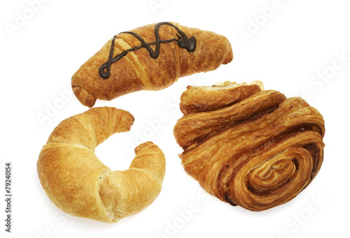 Buttercroissant, Schokocroissant, Franzbrötchen