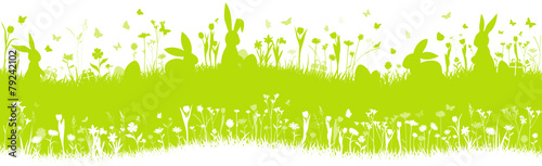 Ostern Osterkarte Ostermotiv Hintergrund Vektor Panorama