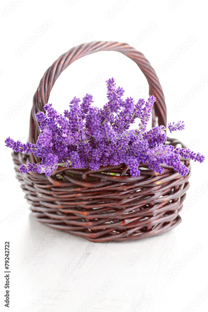 basket of lavende basket of lavende
