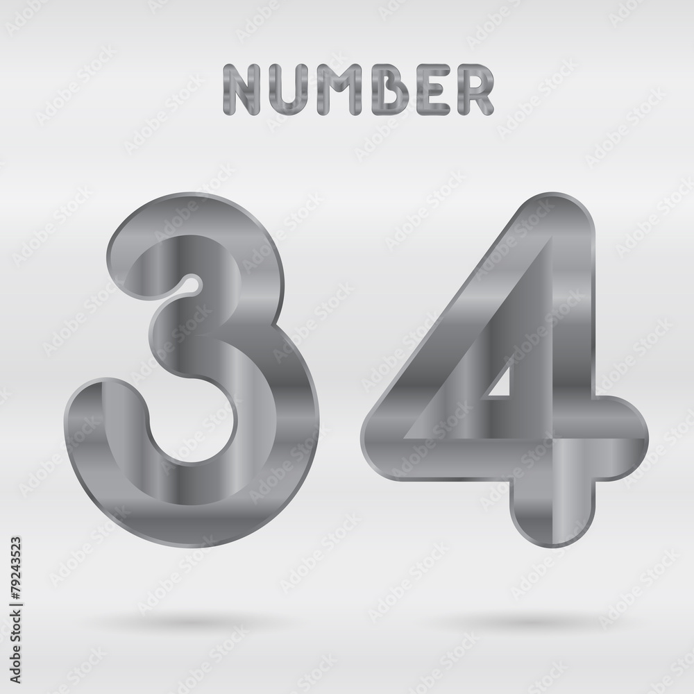 Metallic alphabet. Set of stainless 3d numbers. Metallic alphabet. Set of stainless 3d numbers.