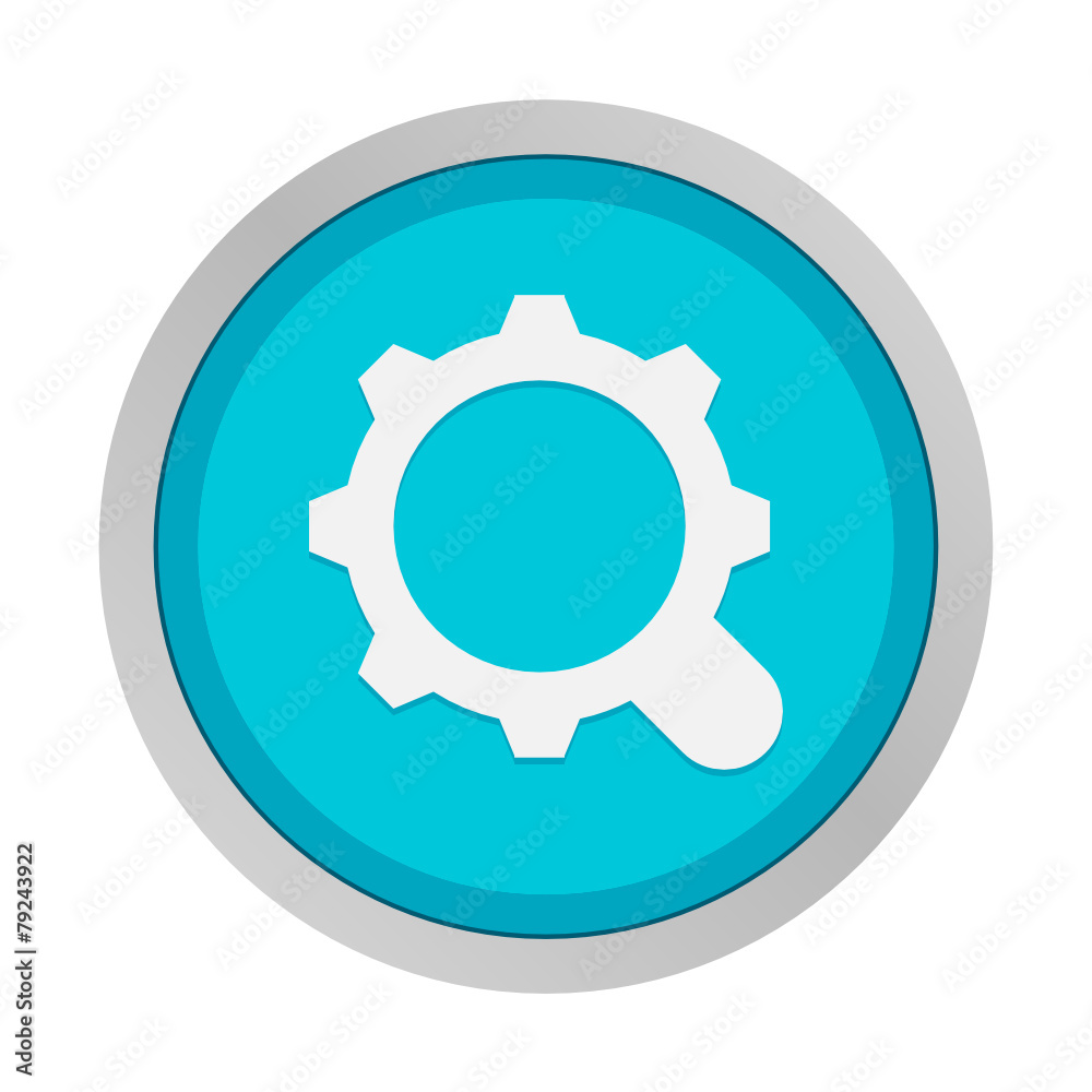 Flat App Button Flat App Button