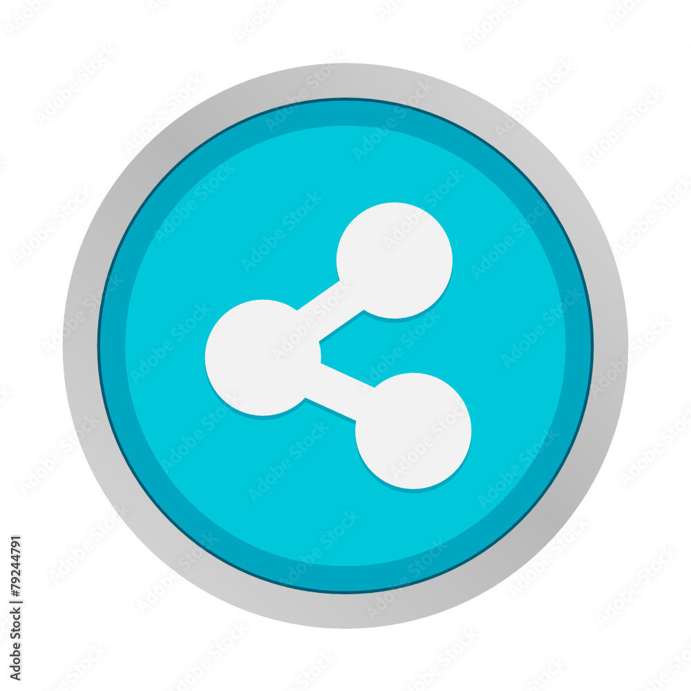 Flat App Button Flat App Button