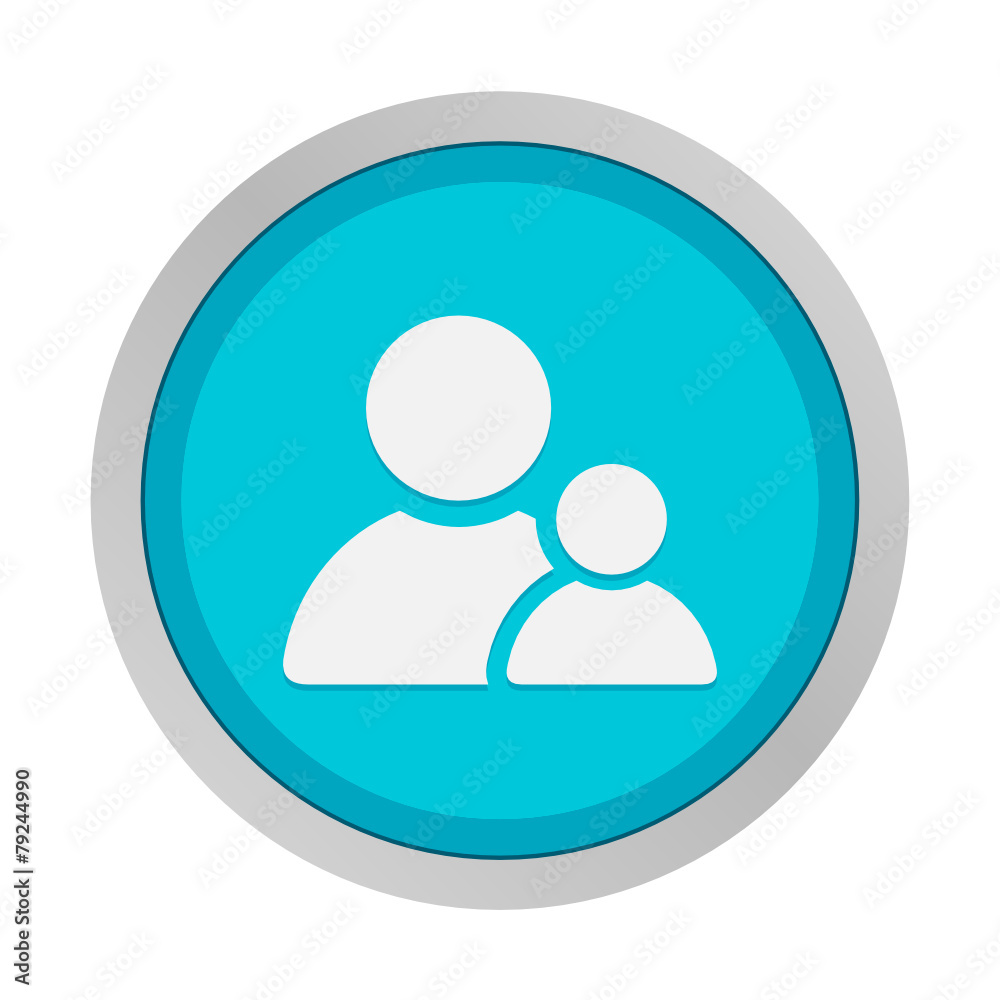 Flat App Button Flat App Button