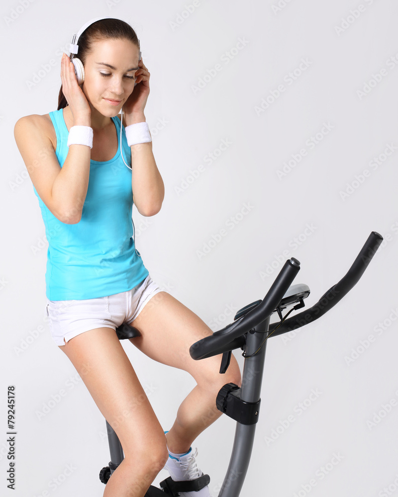 Obraz premium Relaks na rowerze. Relaks i zdrowie