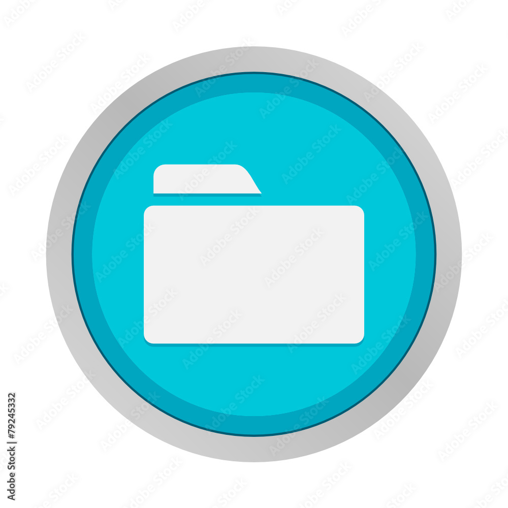 Flat App Button Flat App Button