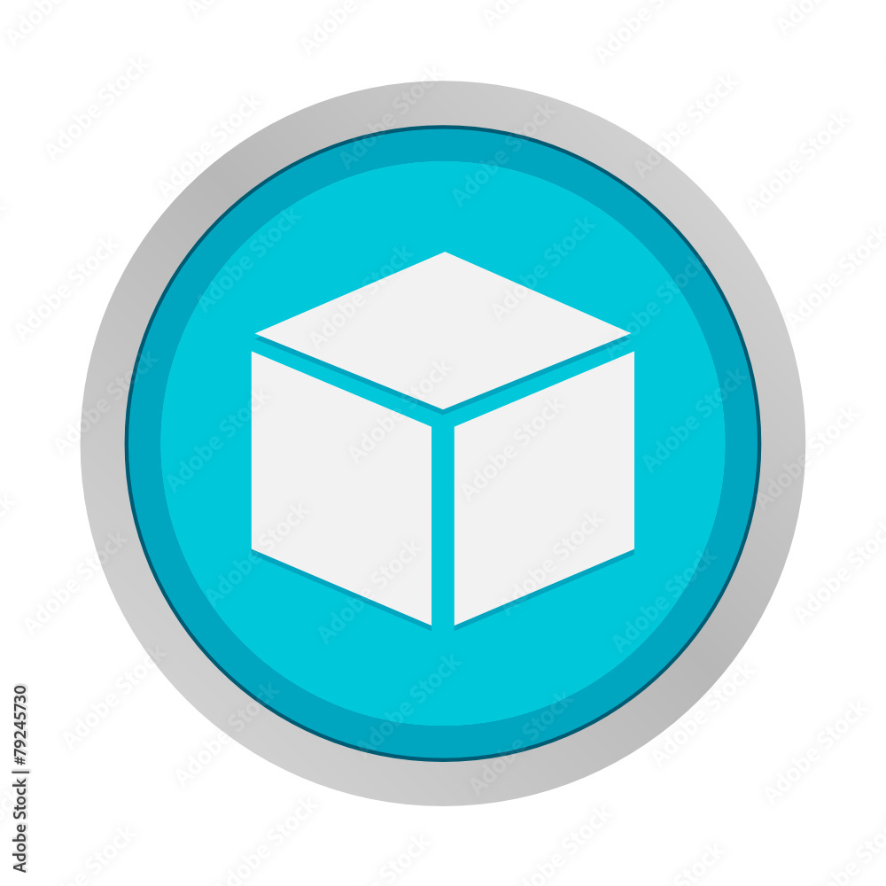 Flat App Button Flat App Button