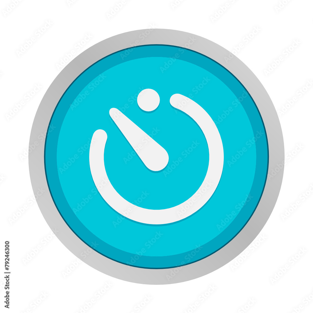 Flat App Button Flat App Button