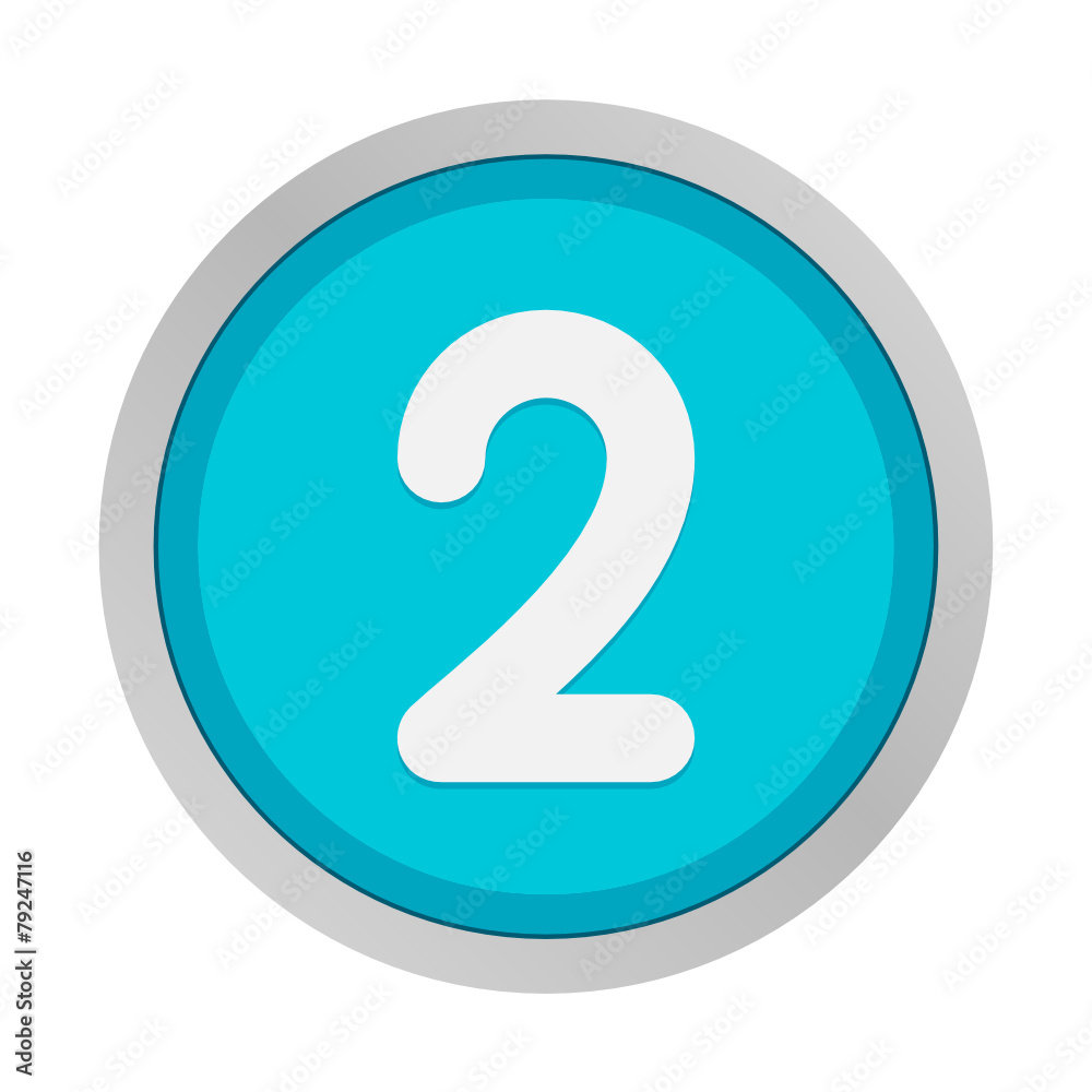 Flat App Button Flat App Button