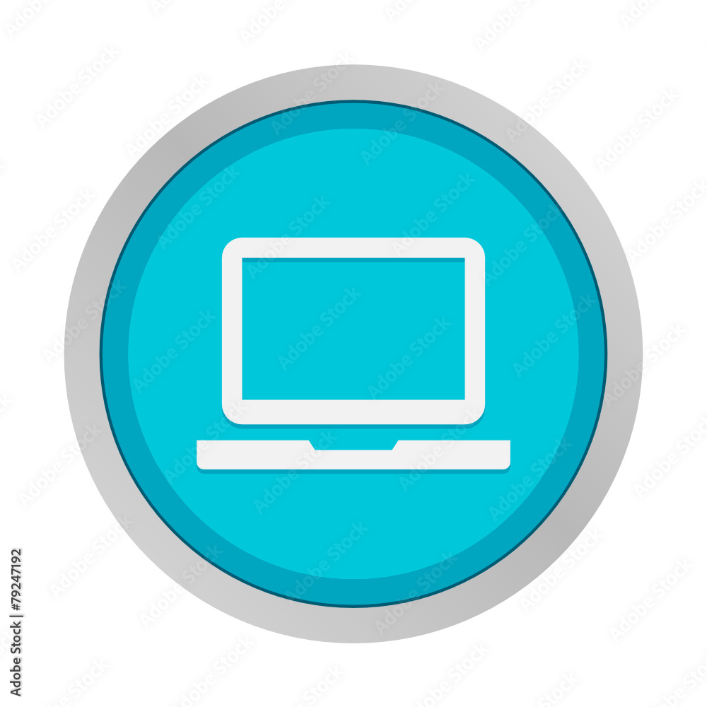 Flat App Button Flat App Button