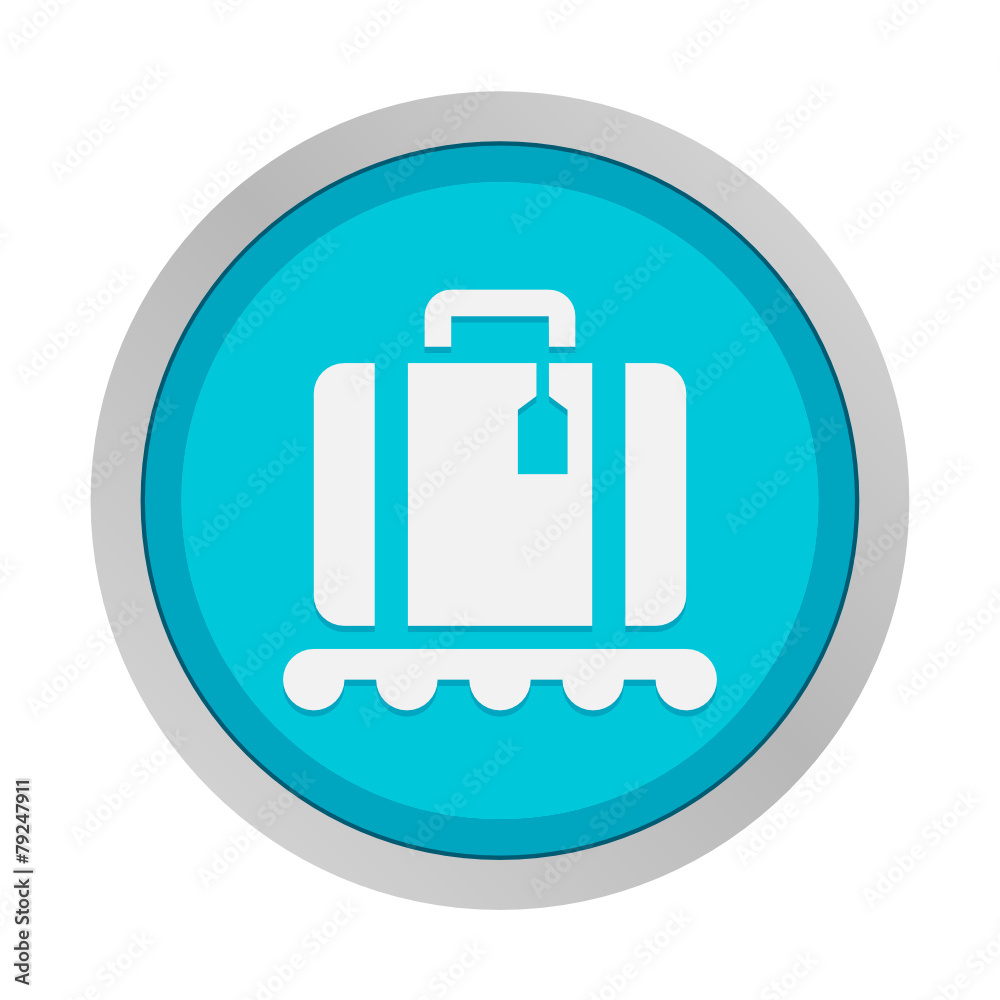 Flat App Button Flat App Button