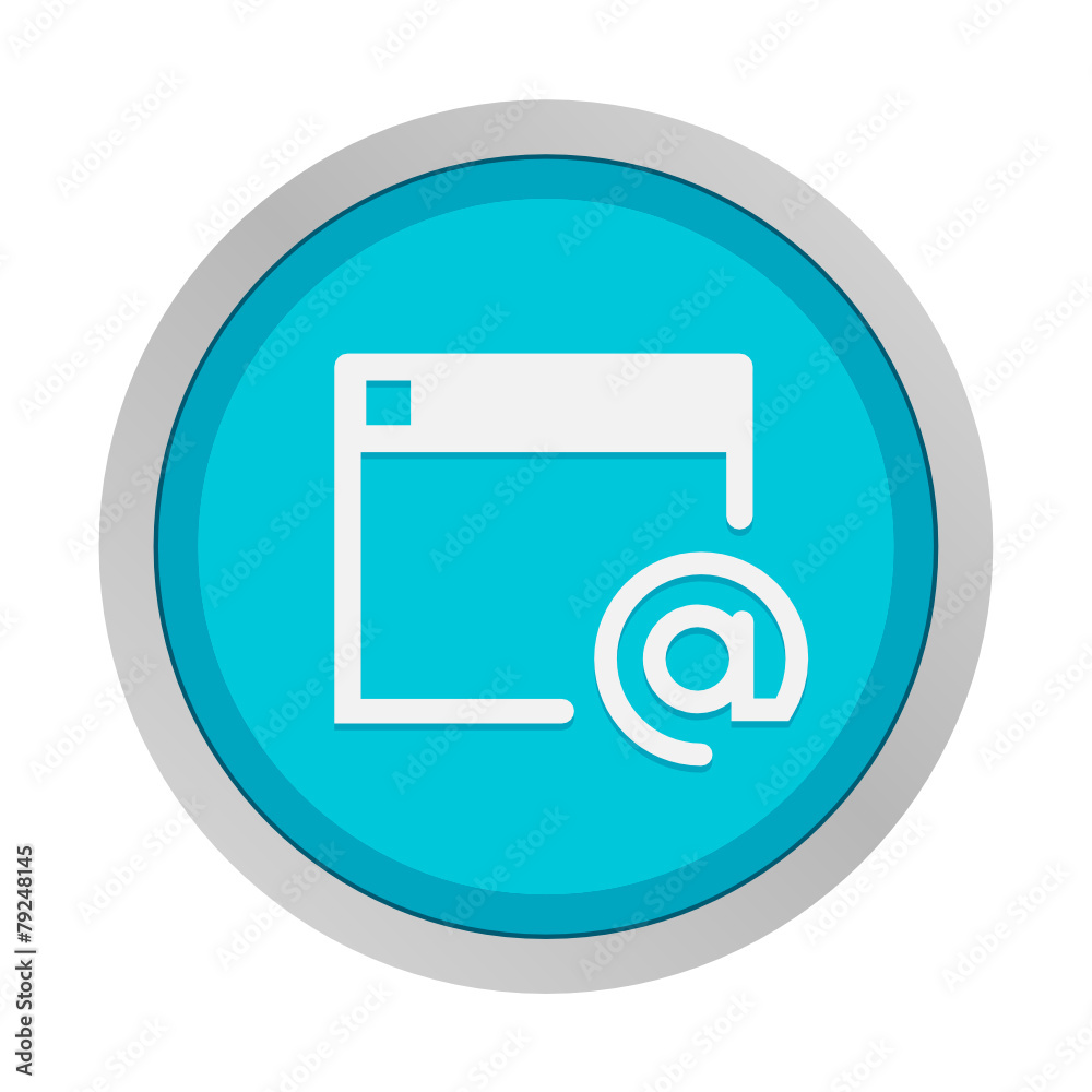 Flat App Button Flat App Button