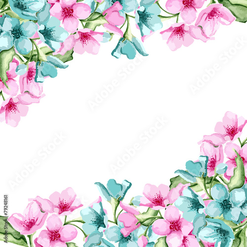 Fototapeta Naklejka Na Ścianę i Meble -  Floral banner