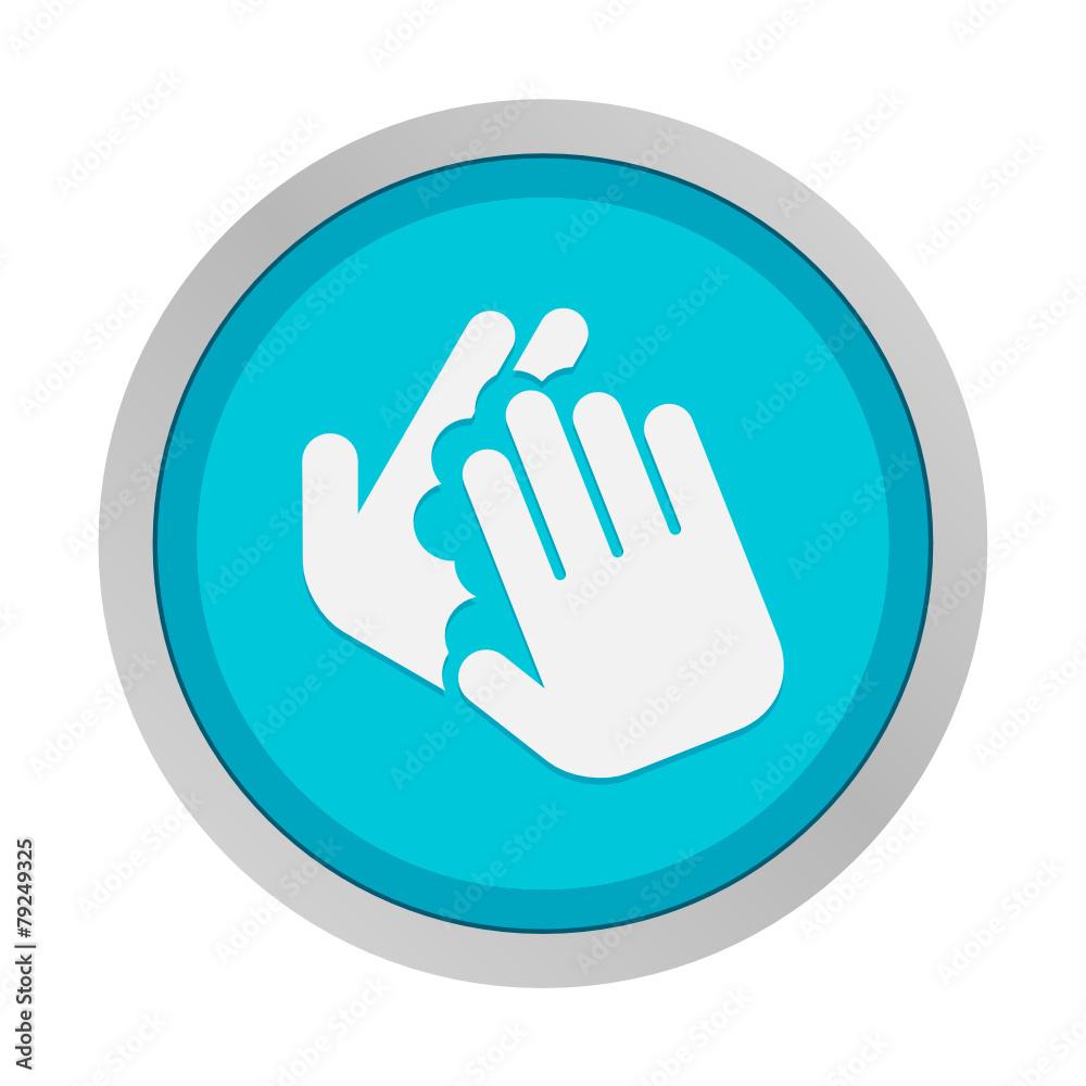 Flat App Button Flat App Button