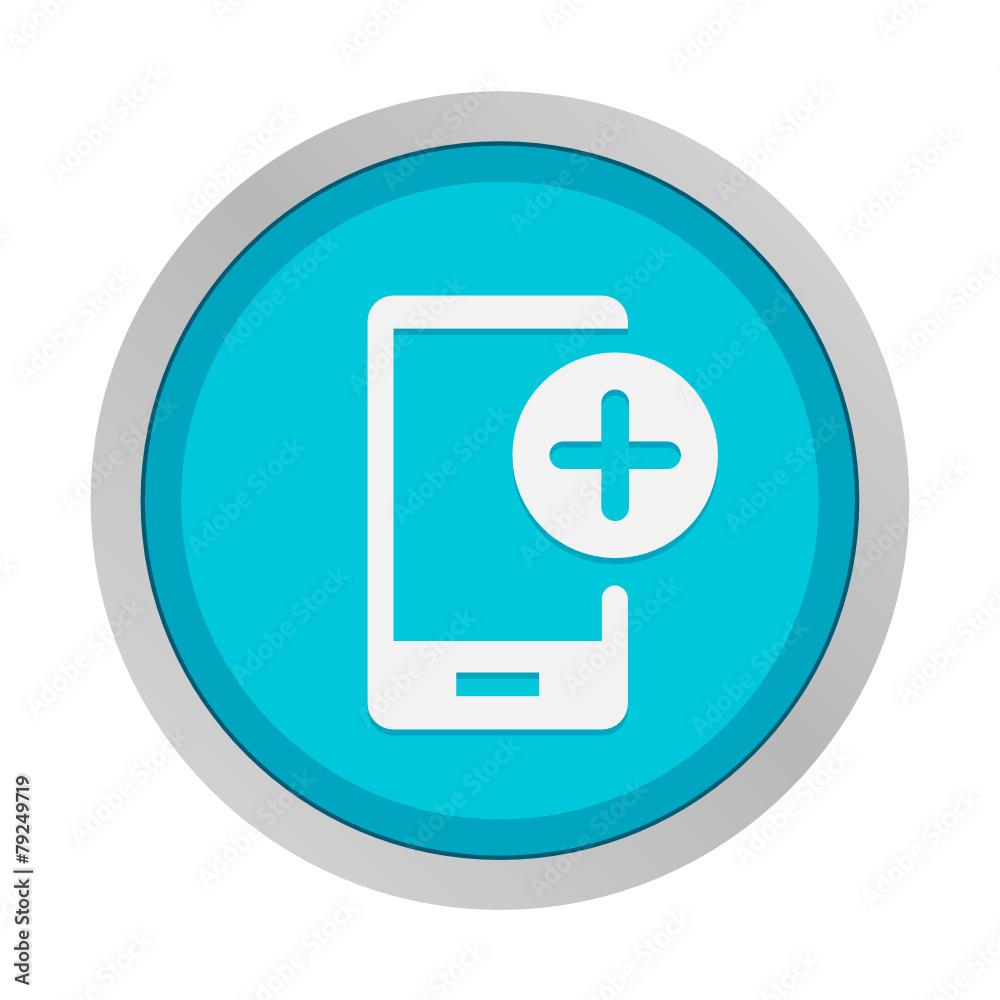 Flat App Button Flat App Button