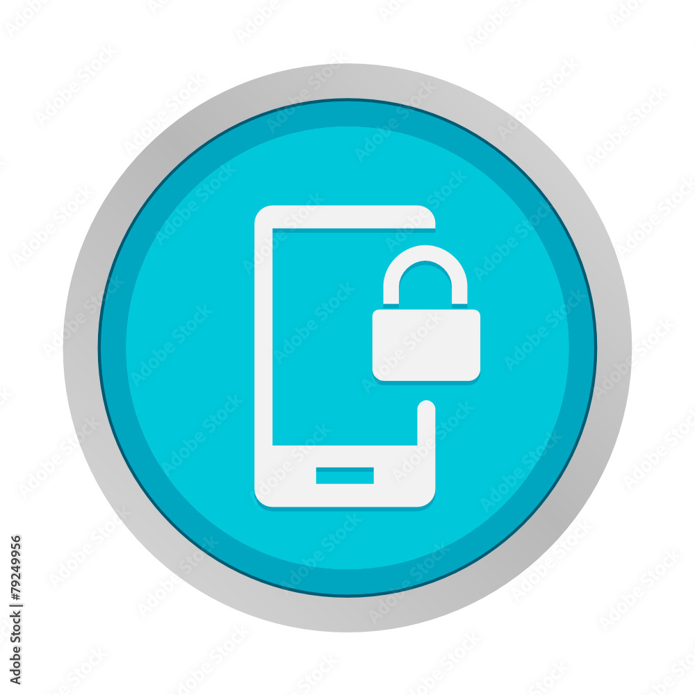 Flat App Button Flat App Button