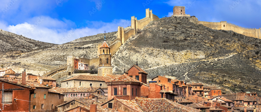 Albarracin - medieval terracote town in Spain