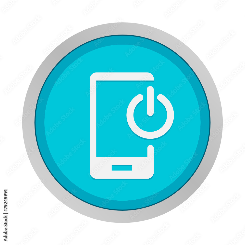 Flat App Button Flat App Button