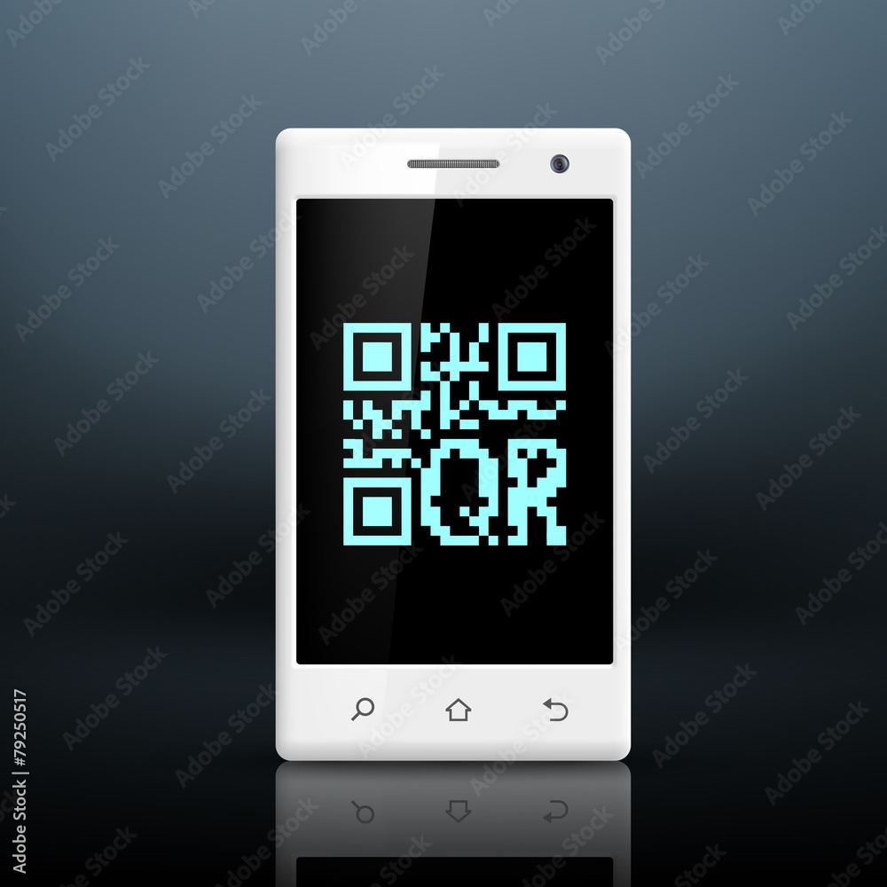 scanning qr code on the screen of your smartphone scanning qr code on the screen of your smartphone
