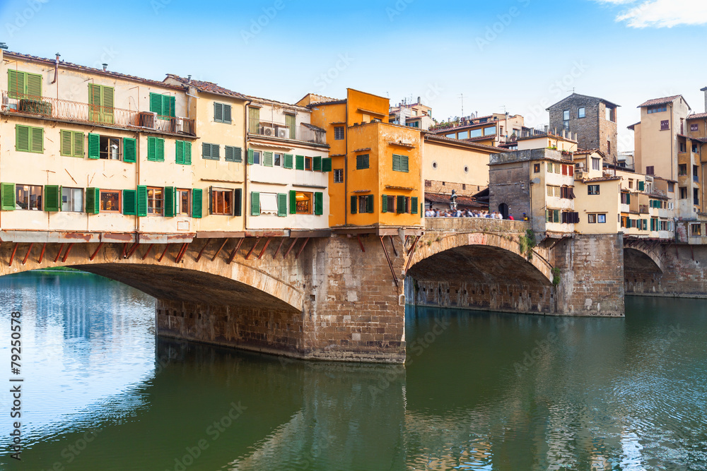 Ponte Vecchio bridge in Florence, Italy