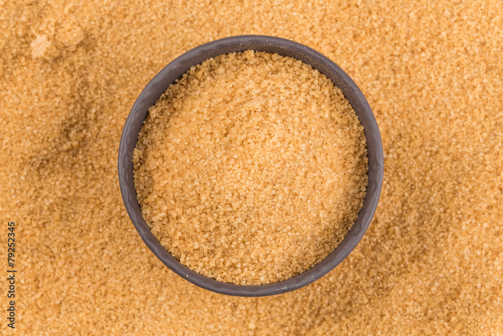 brown sugar in dark bowl