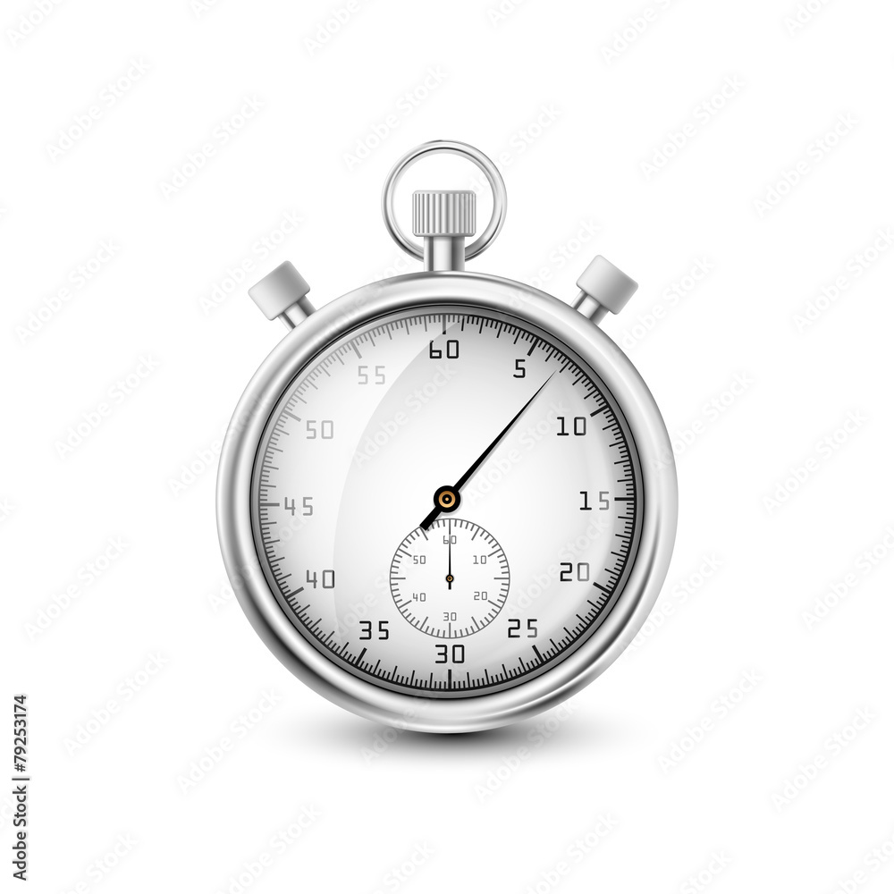 vector stopwatch on white background vector stopwatch on white background