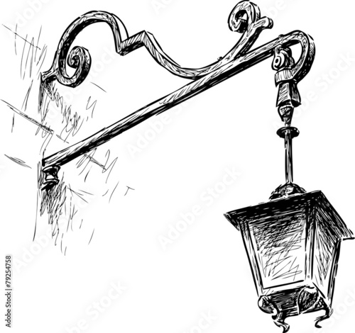 old street light