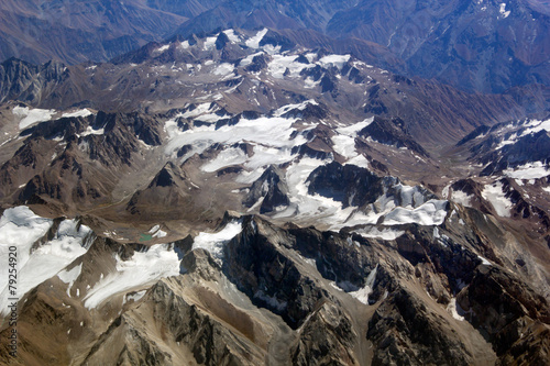 ridge bird's-eye view, Central Asia