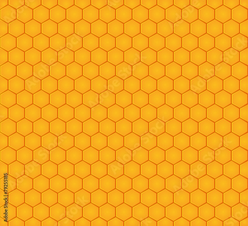 vector seamless pattern with honeycombs