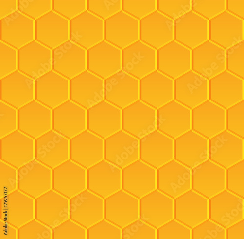 vector seamless pattern with honeycombs