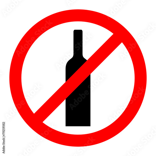 No Drink icon great for any use. Vector EPS10.
