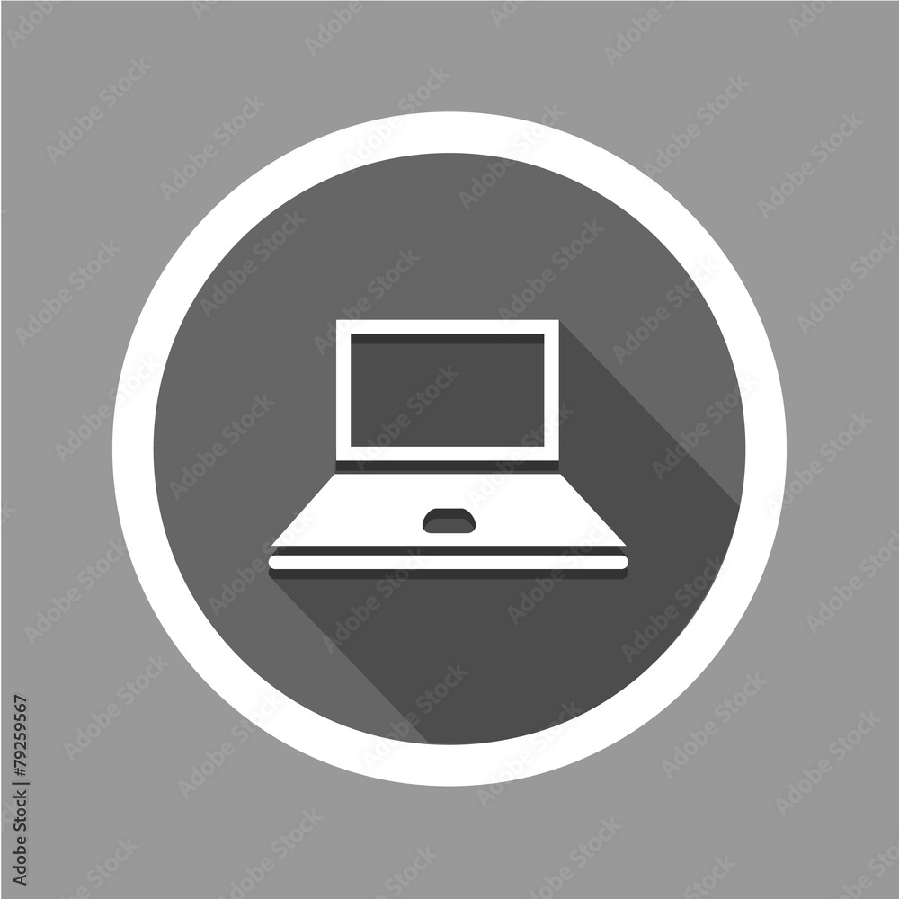 Computer Notebook icon great for any use. Vector EPS10. Computer Notebook icon great for any use. Vector EPS10.
