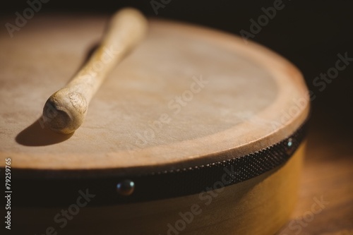 Obraz na płótnie Traditional Irish bodhran and stick