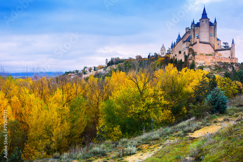  Castle of Segovia in Spain