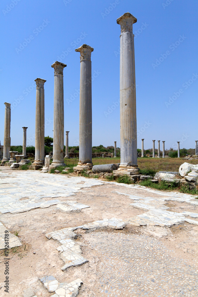 Ruins of Salamis near Famagusta.