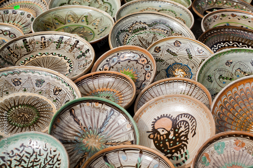 Traditional romanian pottery