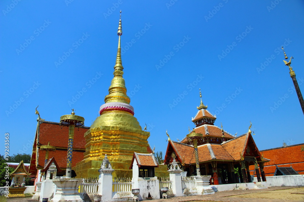 Fototapeta premium Temple, temple or monastery is a Buddhist monastery in Thailand