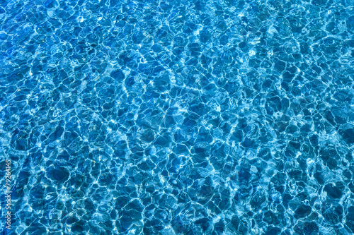 ripple refection of blue water surface