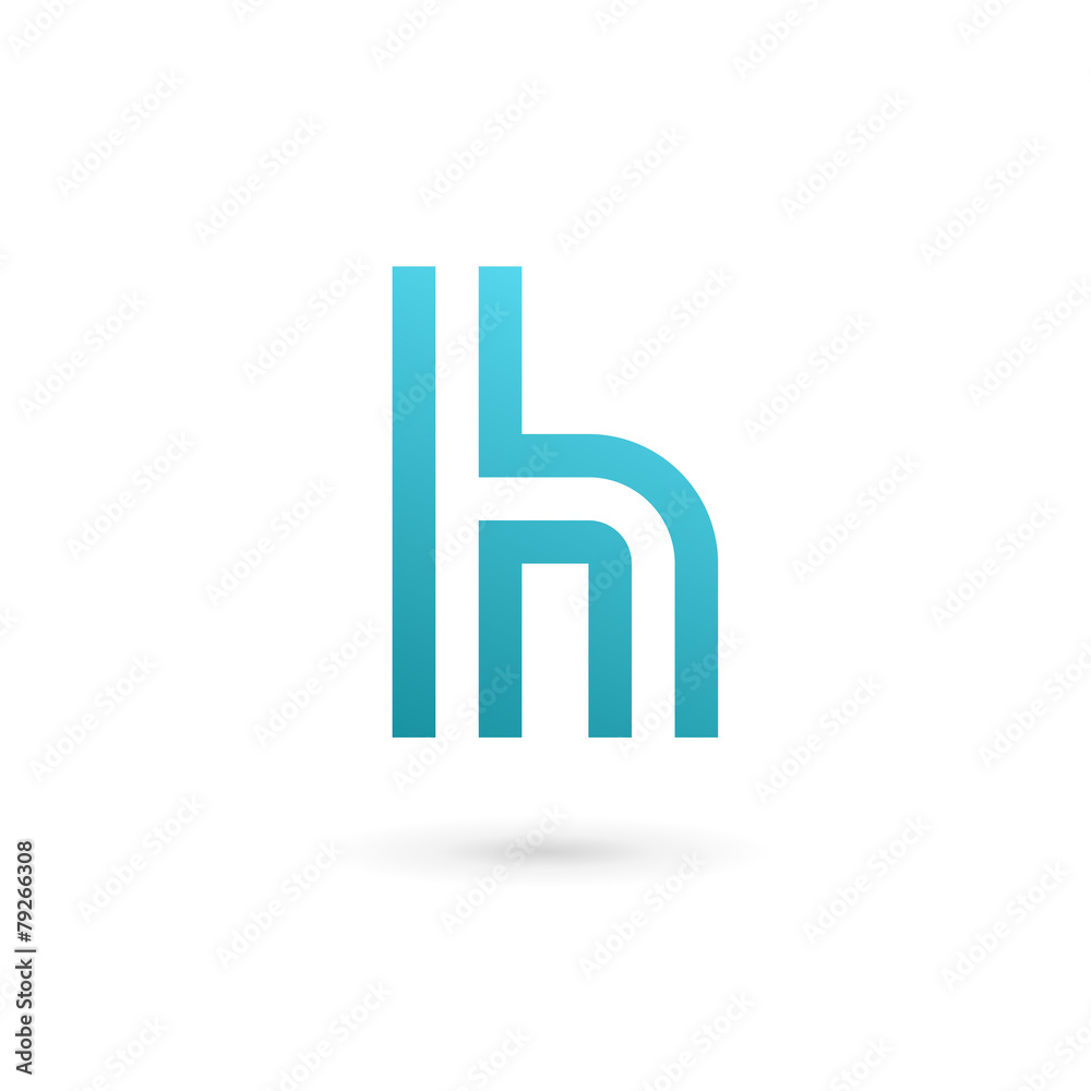 Letter H logo icon design template elements Letter H logo icon design template elements