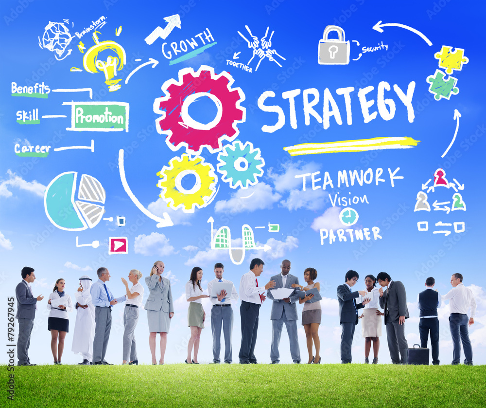 Strategy Solution Tactics Teamwork Growth Vision Concept Strategy Solution Tactics Teamwork Growth Vision Concept