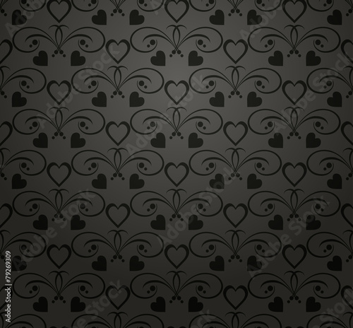 black background in old style for your design
