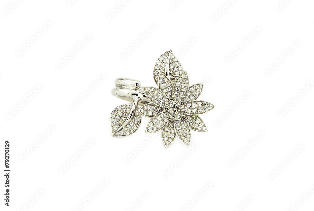 Ring isolated on a white background Ring isolated on a white background