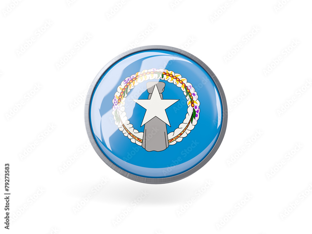 Round icon with flag of northern mariana islands Round icon with flag of northern mariana islands