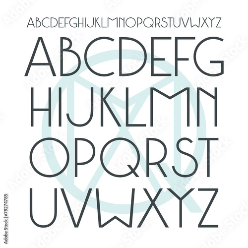 Medium sans serif font in classic style